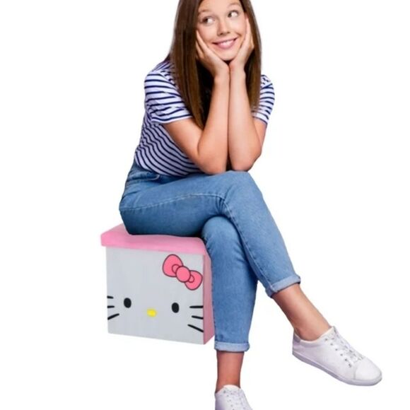 Hello Kitty Collapsible Storage Ottoman - Picture 6 of 16